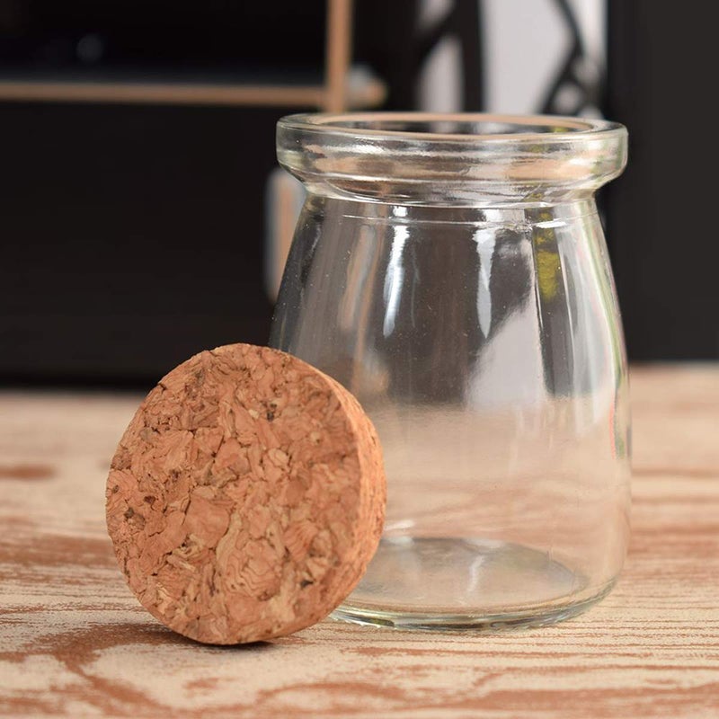 Brajttt 30Pcs Glass Favor Jar With Cork Lidsï¼Œ3.4 oz Small Glass Bottles for Wedding Favor, Party Favor, Gift Jars for Candy, Twine and Labelsï¼ŒMultifunctional,Great Decoration 100 ML - Image 4
